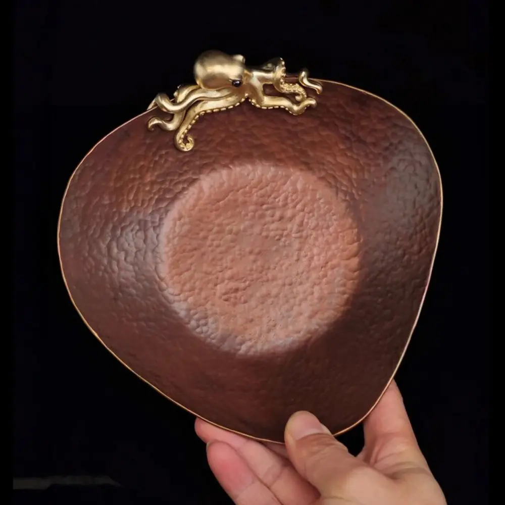 Hammered copper tray