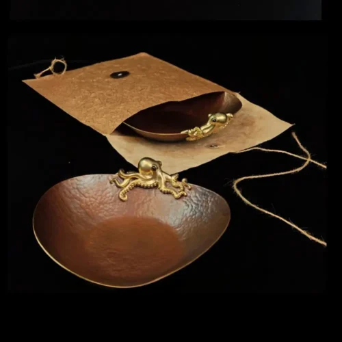 Hammered copper tray