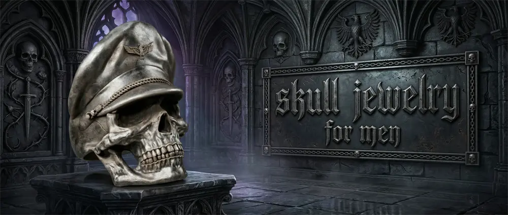 skull jewelry men