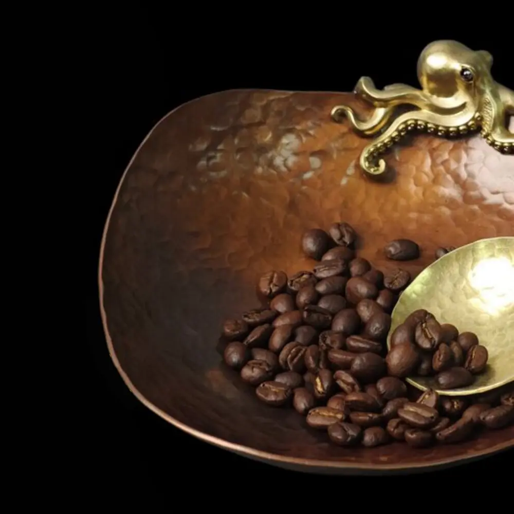 Hammered copper tray