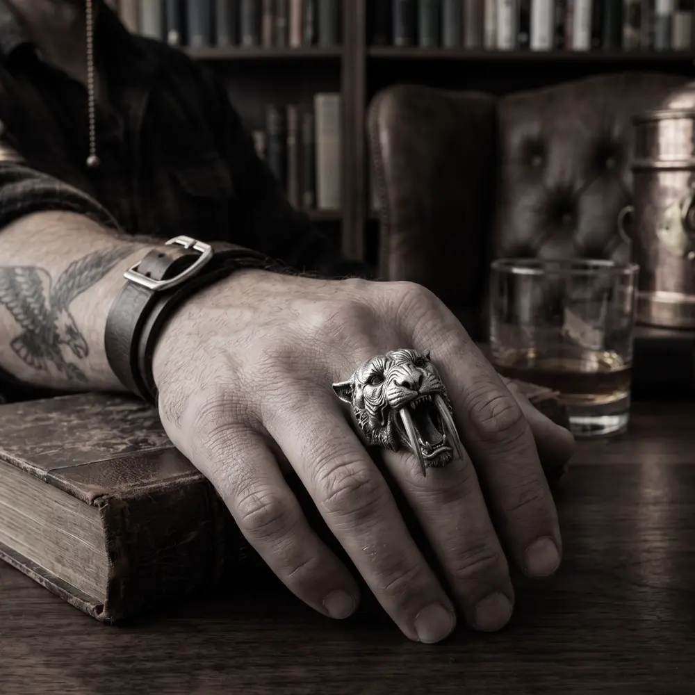Sabertooth Tiger Ring