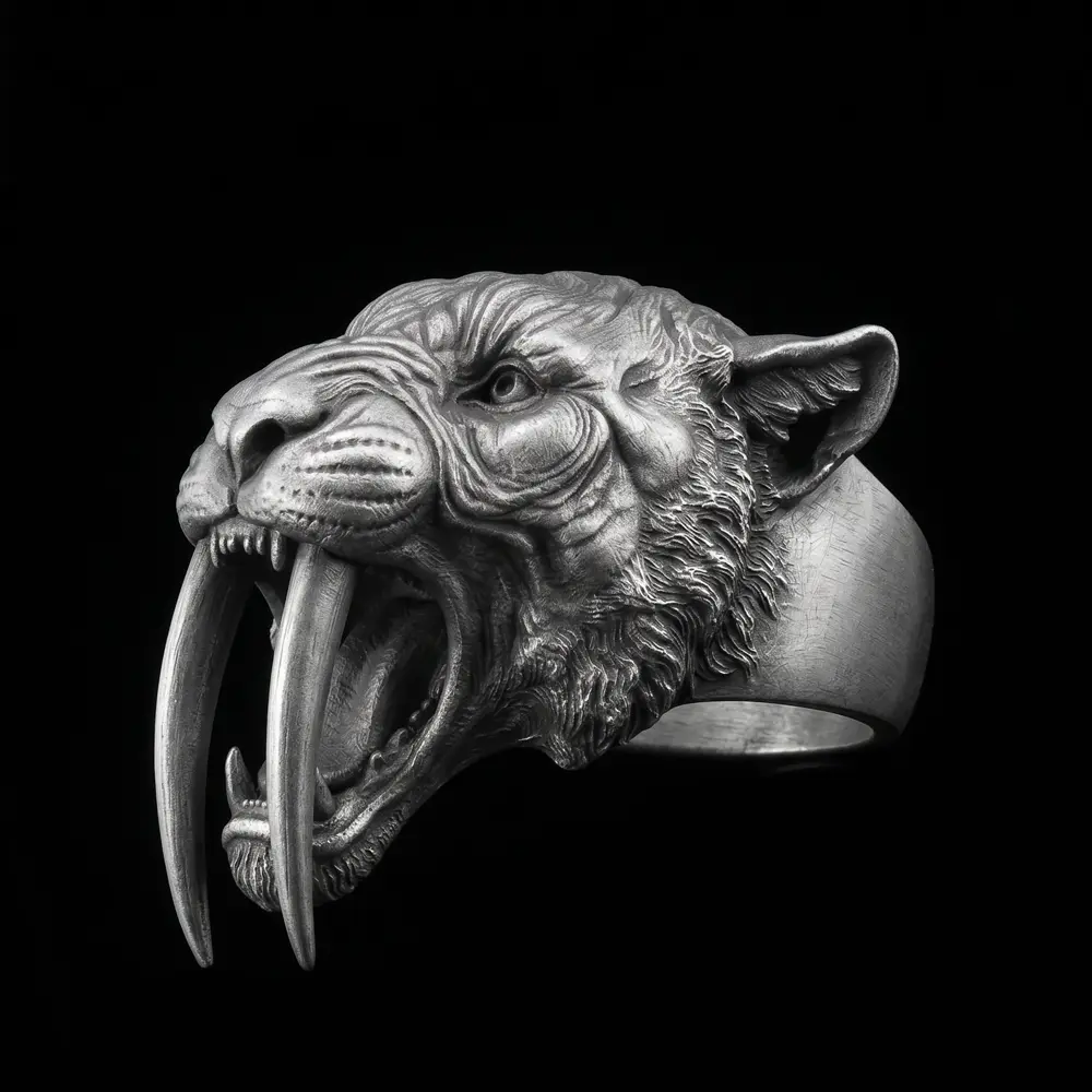 Sabertooth Tiger Ring