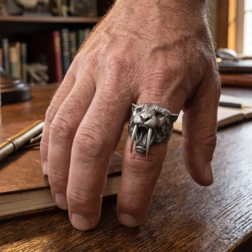 Sabertooth Tiger Ring