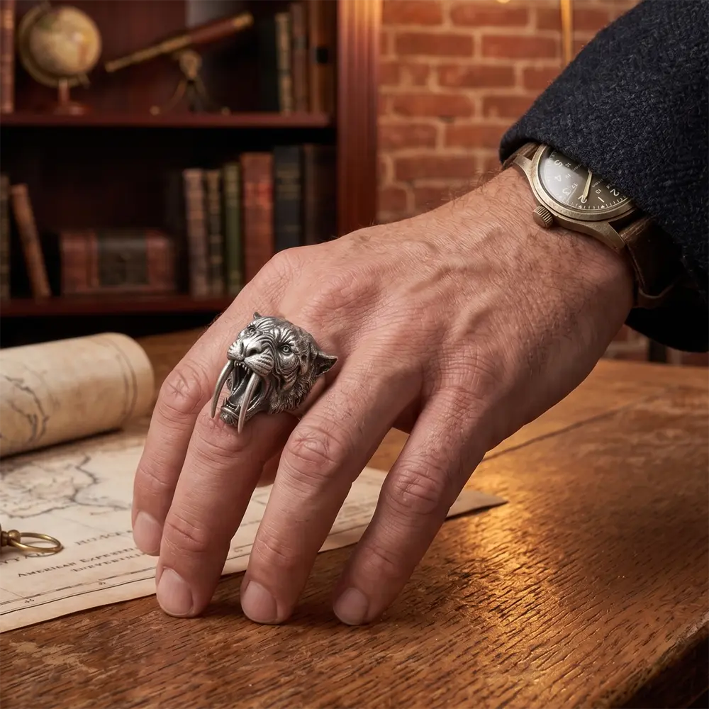 Sabertooth Tiger Ring