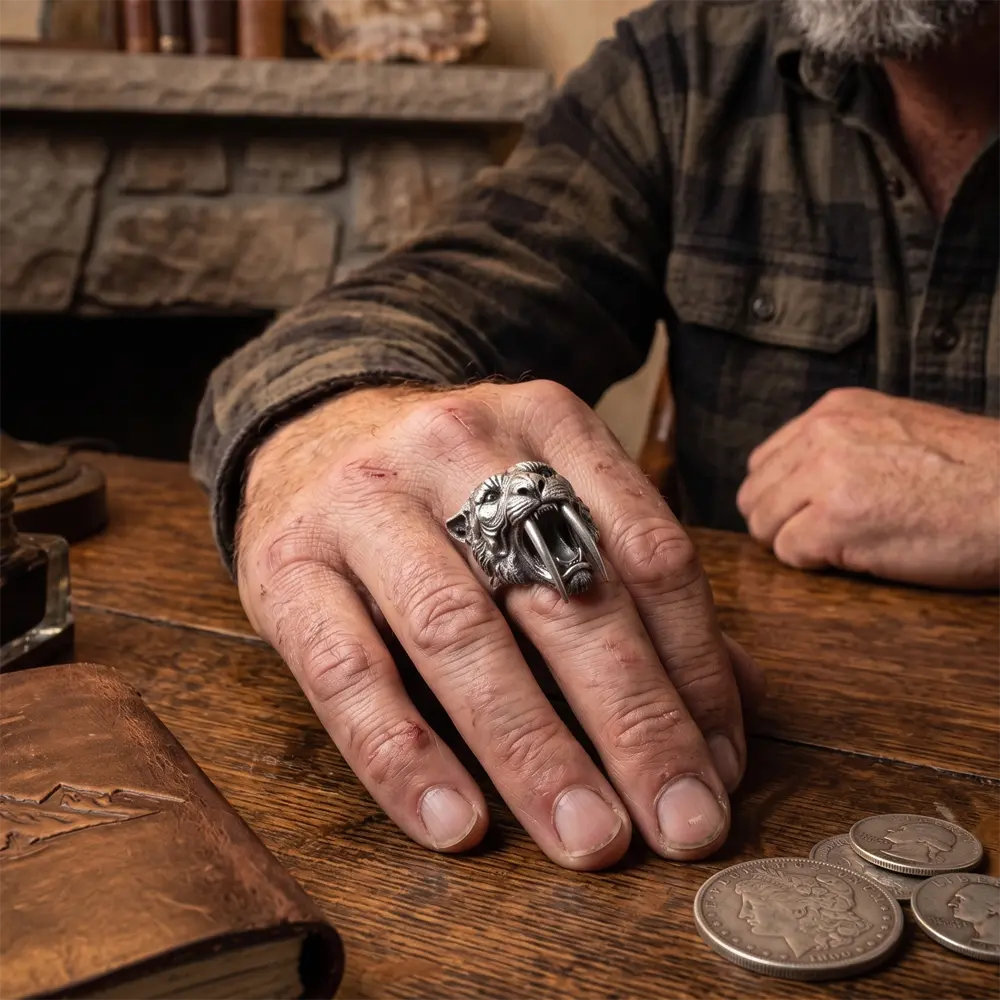 Sabertooth Tiger Ring