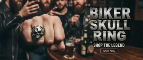Biker Skull Ring