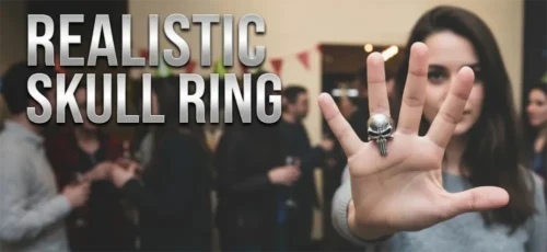Realistic Skull Ring