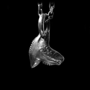 Shark Teeth - 925 Silver Pendant Necklace for Men
