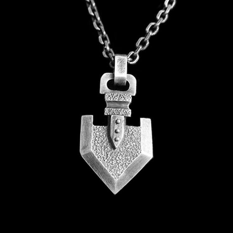 Arrow Silver Pendant – 925 Silver Pendant Necklace for Men - MENSSKULL 925 silver jewelry