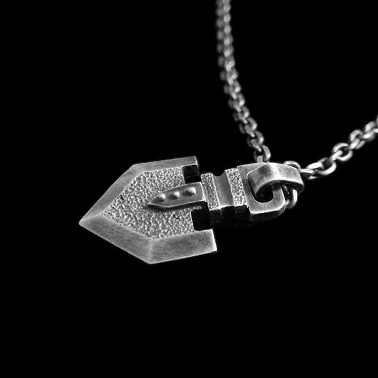 Arrow Silver Pendant - 925 Silver Pendant Necklace for Men - Image 3