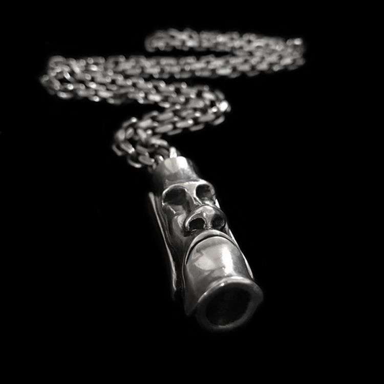 Moai Patron Saint Rye Totem - 925 Silver Pendant Necklace for Men - Image 3