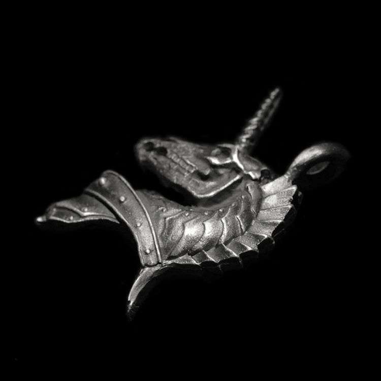 Unicorn Silver Necklace - 925 Silver Silver Unicorn Necklace - Image 3