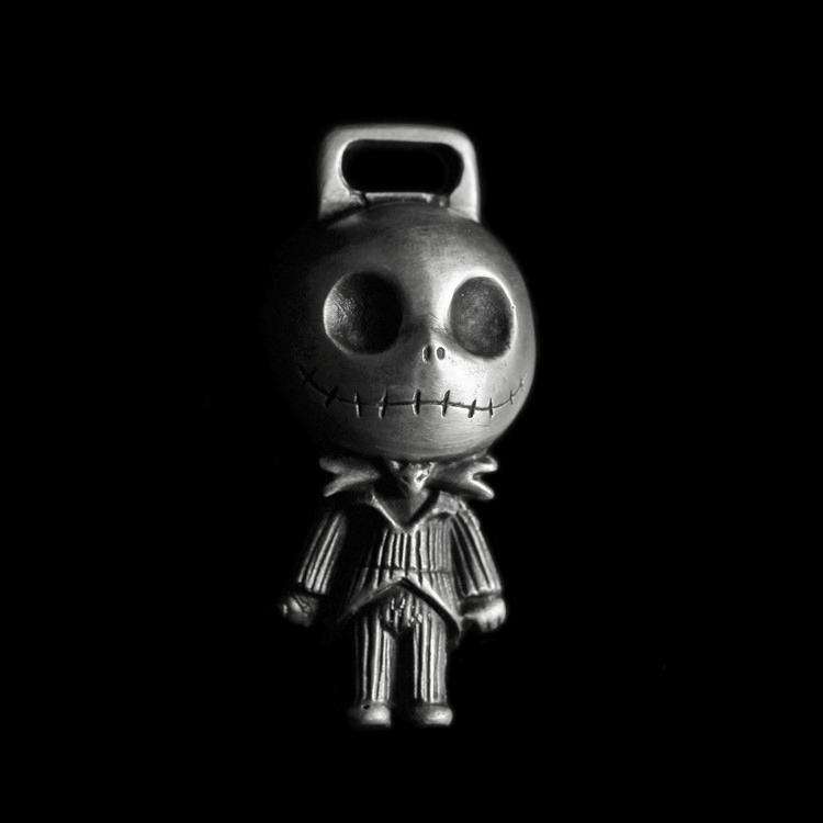 Christmas Fright Night Jack Jack – 925 Silver Pendant Necklace for Men - MENSSKULL 925 silver jewelry