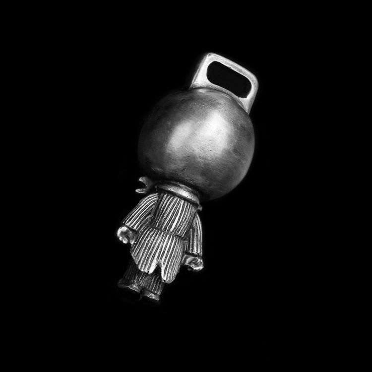 Christmas Fright Night Jack Jack - 925 Silver Pendant Necklace for Men - Image 4