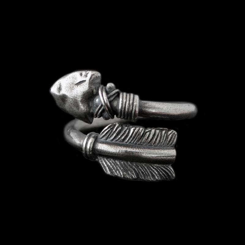 Spear Ring - 925 Silver Warrior Ring for Men - Image 2