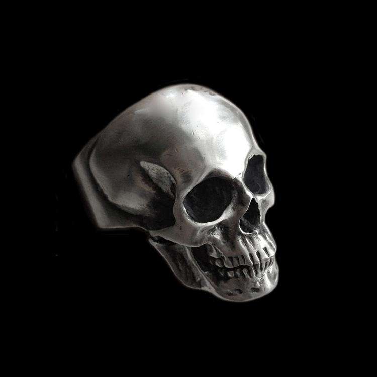 Realistic Silver Skull Ring - 925 Silver Skull Ring - Image 3