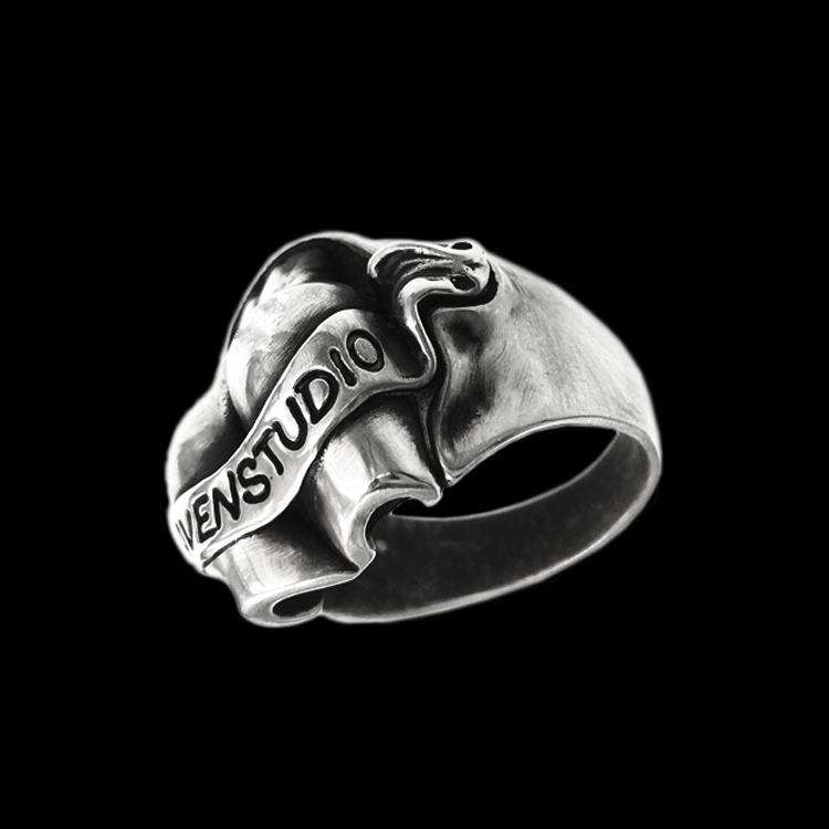 Sexy Hips Ring for Men - 925 Silver Novelty Statement Ring - Image 3