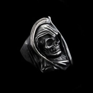 Der Totmacher Skull - 925 Silver Ring for Men