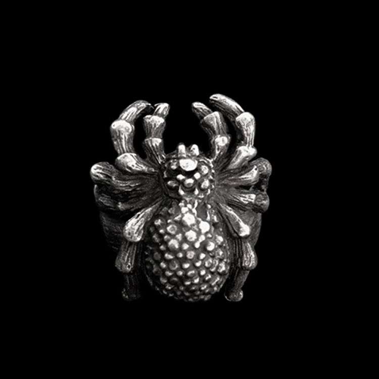 Realistic Spider Ring – 925 Silver Ring for Men - MENSSKULL 925 silver jewelry