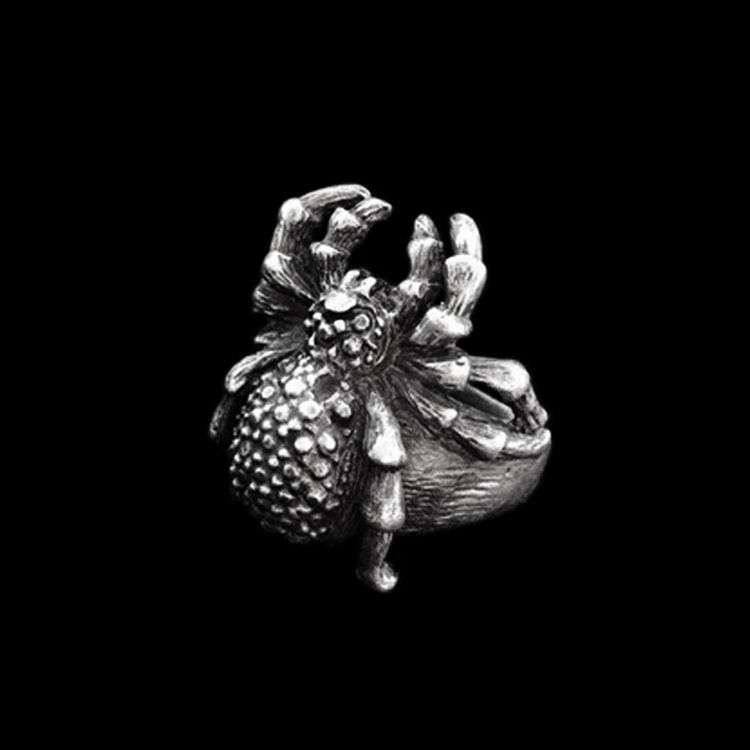 Realistic Spider Ring - 925 Silver Ring for Men - Image 2