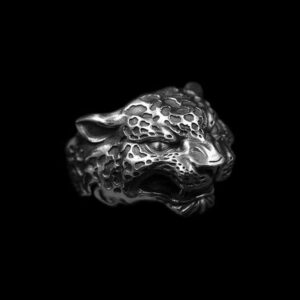 Leopard Ring - 925 Sterling Silver Animal Ring