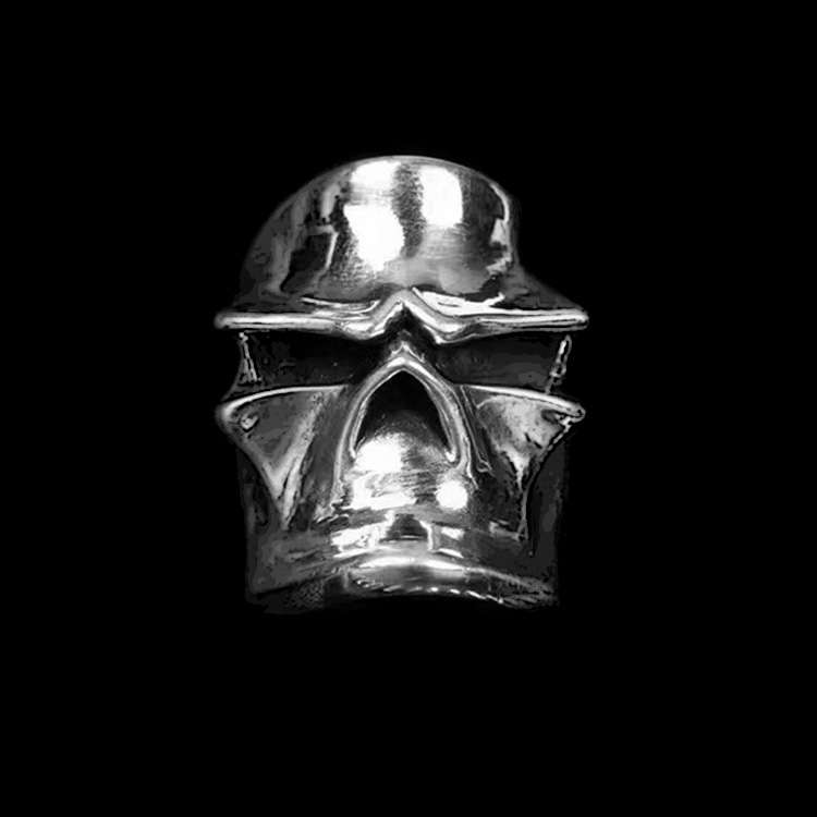 Dantte ring Mask Skull Ring Masterpiece Elevate your style make a statement - MENSSKULL 925 silver jewelry