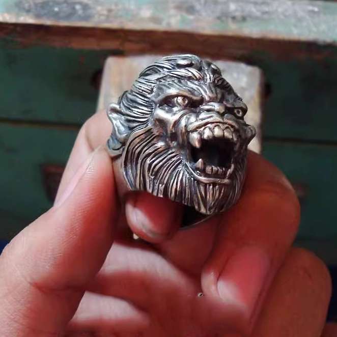 Roar Monkey King Ring 925 Silver Monkey ring - Image 5