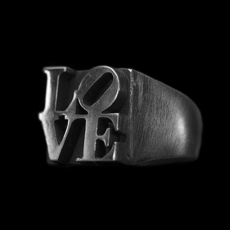 Love Ring - 925 Sterling Silver Men's Meaningful Ring - Image 2
