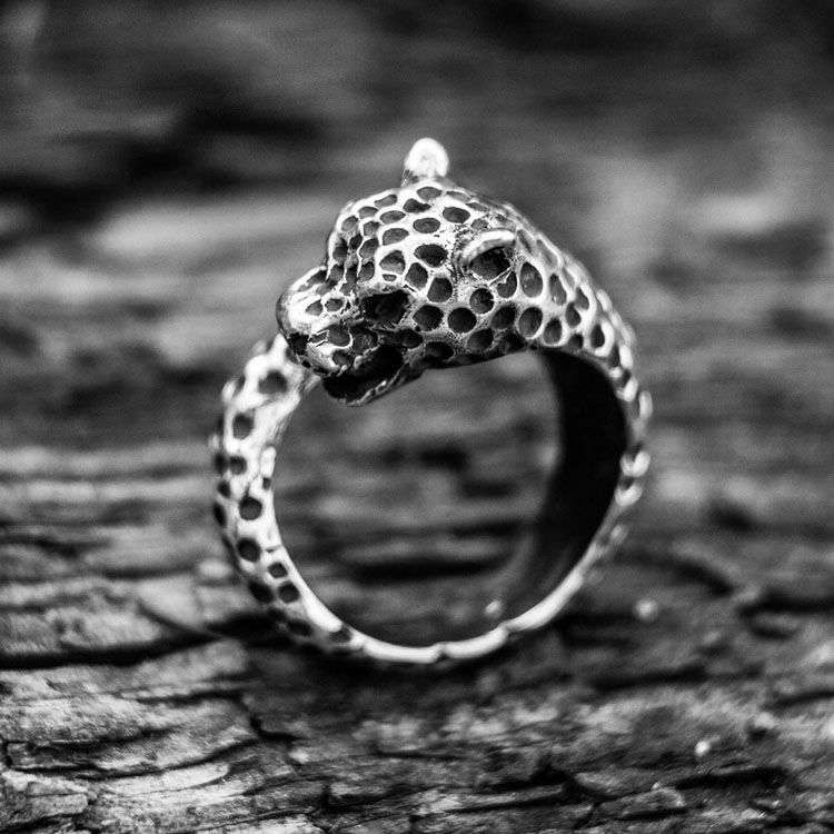Leopard Head Rings Suitable for mens - Image 3