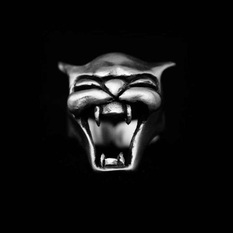 Leopard Ring – 925 Silver Animal Ring for Men - MENSSKULL 925 silver jewelry