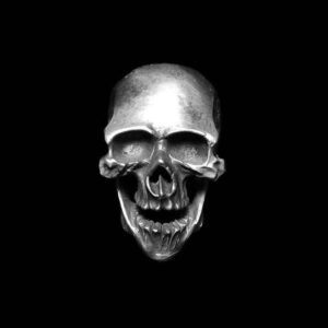 Silver Skull Ring - 925 Silver Gothic Ring for Men