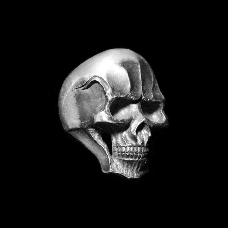 Classic Skull Ring - 925 Silver Skull Ring for Men - Image 2
