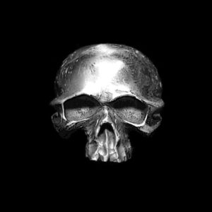 No Jaw Skull Ring - 925 Silver Minimal Skull Ring