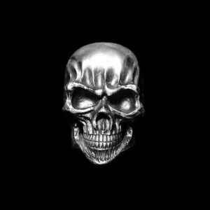 Smile of Death Skull Ring - 925 Silver Skull Ring