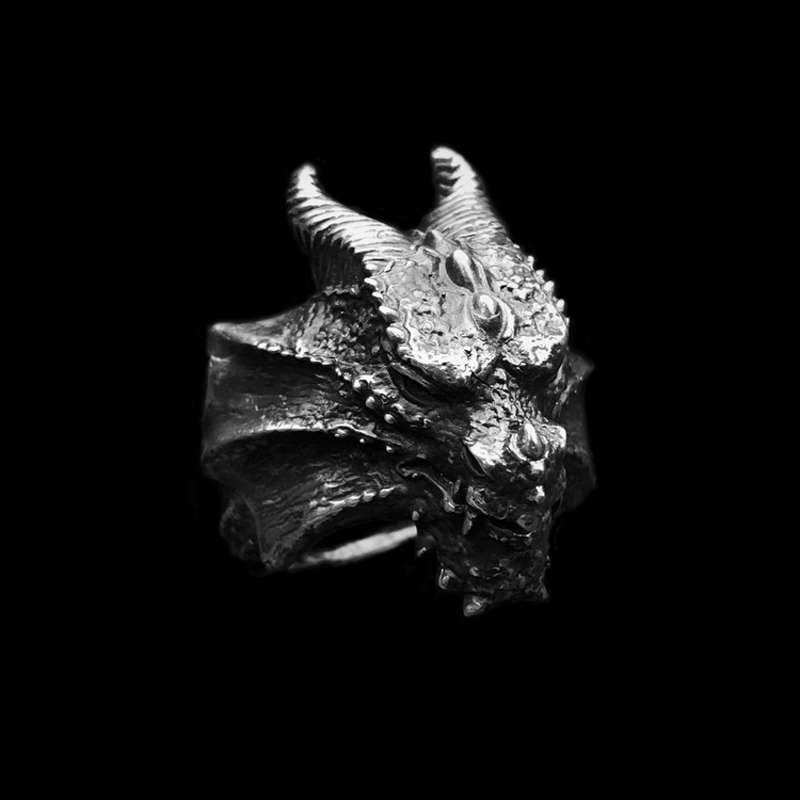 Dragon Bahamut Ring - 925 Silver Mythic Guardian Ring - Image 2