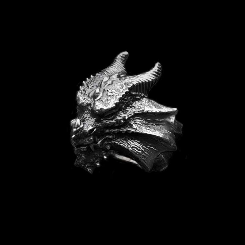 Dragon Bahamut Ring - 925 Silver Mythic Guardian Ring - Image 4