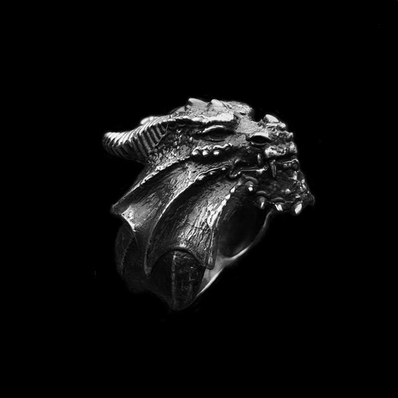 Dragon Bahamut Ring - 925 Silver Mythic Guardian Ring - Image 3