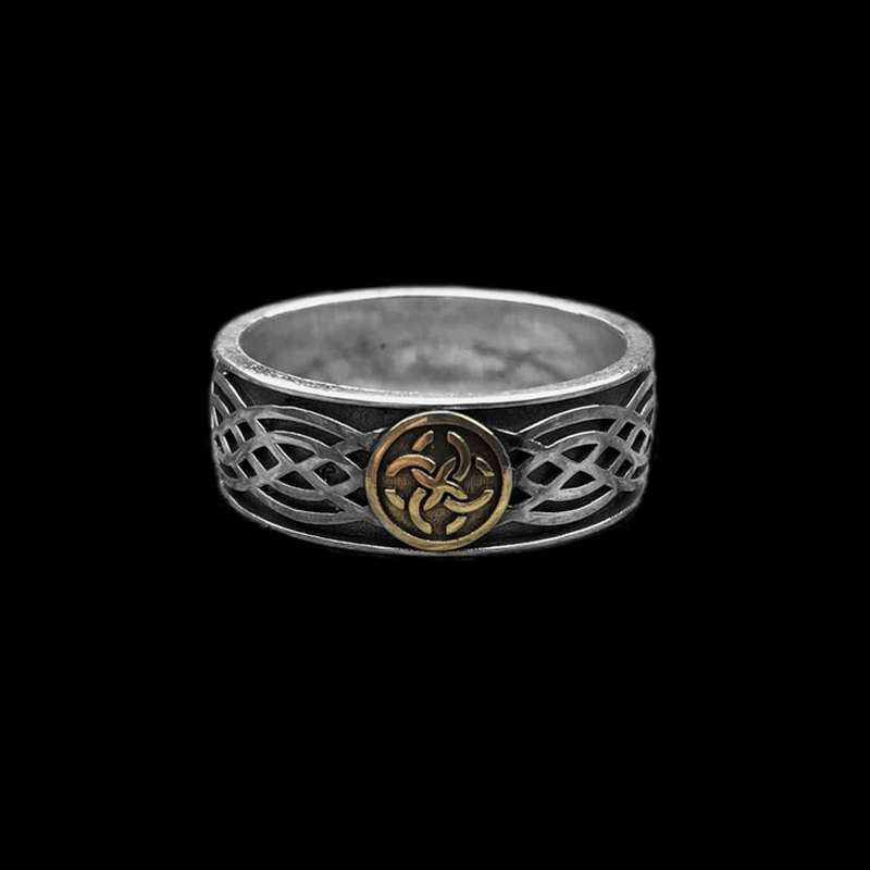 Celtic Knot Ring – 925 Sterling Silver Symbolic Ring - MENSSKULL 925 silver jewelry