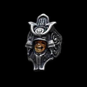 Skull Mask Warrior Ring - 925 Silver Ring for Men