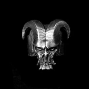 Devil Satan Skull Ring