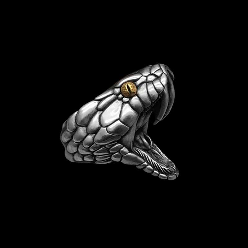 Black mamba snake rings | Silver snake rings unlocking the Black Mamba Kobe Spirit - Image 3