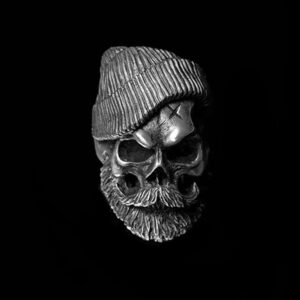 Bearded Skull Ring