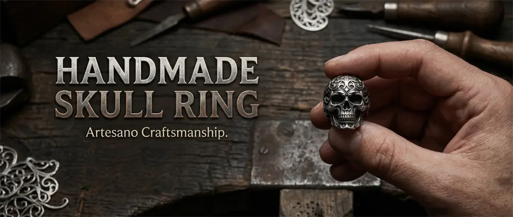 Handmade Skull Ring