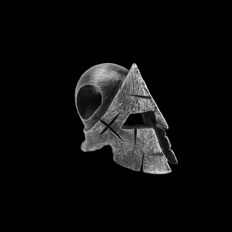 Spartan Helmet Pendant for Men - 925 Silver Warrior Necklace - Image 4