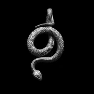 Lucky Snake Pendant - 925 Silver Pendant Necklace for Men