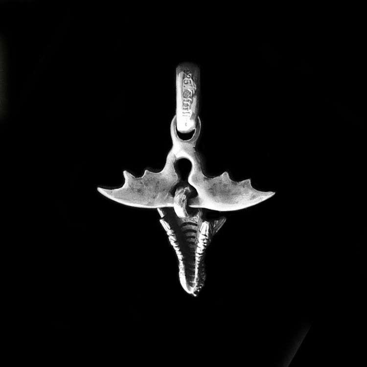 Flood Dragon Loong Pendant for Men - 925 Silver Dragon Necklace - Image 3