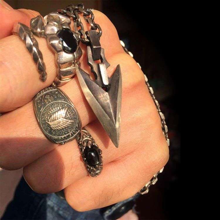 Spearhead Pendant for Men - 925 Silver Assassin Necklace - Image 4