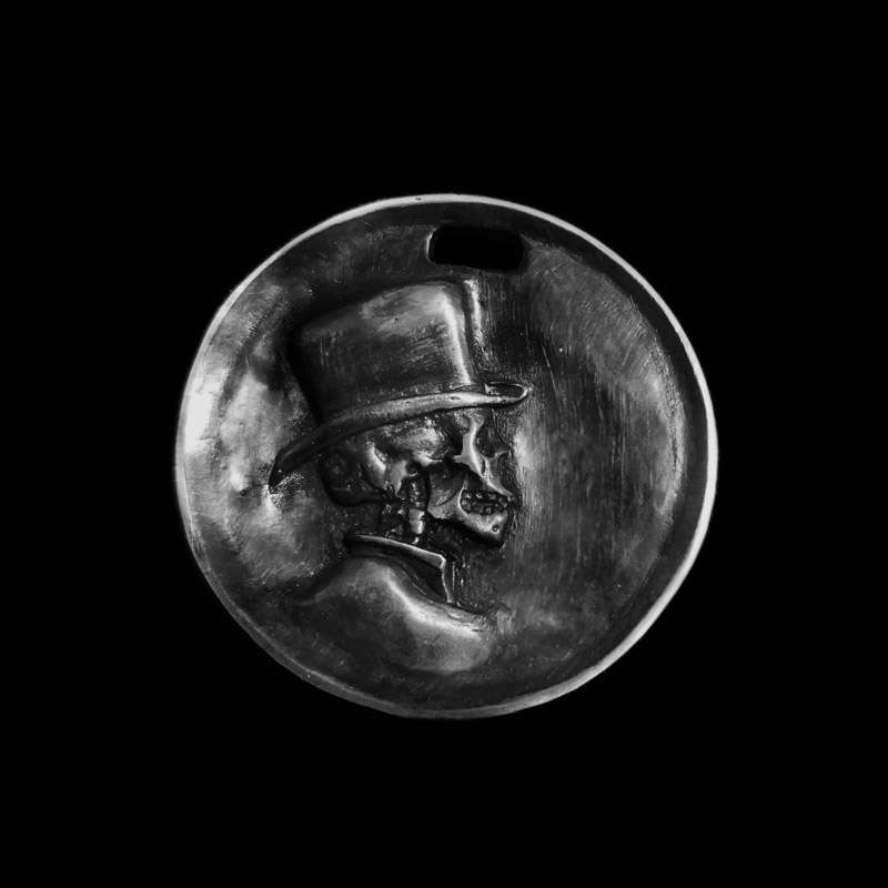 Skull Sir Coin Skull Coin - 925 Silver Pendant Necklace for Men - Image 7