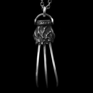 Claw Fighter Fist Pendant - 925 Silver Pendant Necklace for Men