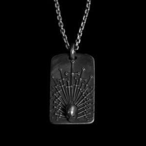Thousand Swords Skull Sword Brand Skull - 925 Silver Pendant Necklace for Men